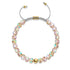 Terra | Gold | Galaxy Glass Macrame Bead Bracelet