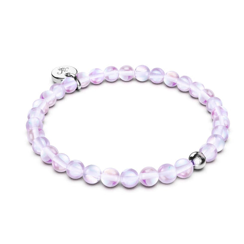Ultraviolet | .925 Sterling Silver | Galaxy Glass Bead Bracelet