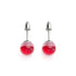 Blood Moon | .925 Sterling Silver | Galaxy Glass Stud Earrings