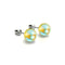 Sunburst | .925 Sterling Silver | Galaxy Glass Stud Earrings