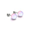 Ultraviolet | .925 Sterling Silver | Galaxy Glass Stud Earrings