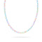 Rainbow Supernova | Silver | Galaxy Glass Knotted Necklace