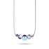 Ultraviolet | .925 Sterling Silver | Galaxy Glass Infinity Clasp Necklace