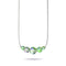 Verdant Moon | .925 Sterling Silver | Galaxy Glass Infinity Clasp Necklace