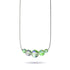 Verdant Moon | .925 Sterling Silver | Galaxy Glass Infinity Clasp Necklace