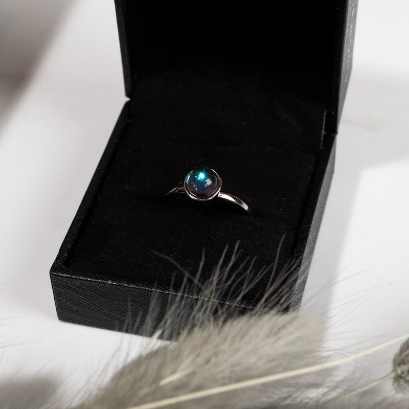 Milky Way | .925 Sterling Silver | Galaxy Glass Ring