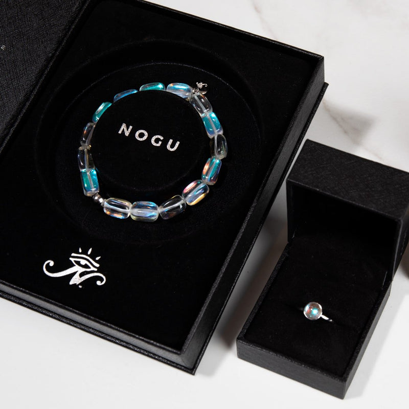 Rainbow Supernova | .925 Sterling Silver | Galaxy Glass Ring