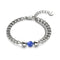 Lapis x Silver | Gemstone Chain Bracelet