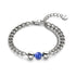 Lapis x Silver | Gemstone Chain Bracelet