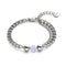 Moonstone x Silver | Gemstone Chain Bracelet
