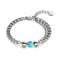 Turquoise x Silver | Gemstone Chain Bracelet