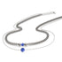 Lapis x Silver | Gemstone Chain Necklace