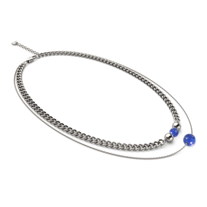 Lapis x Silver | Gemstone Chain Necklace
