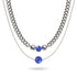 Lapis x Silver | Gemstone Chain Necklace