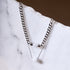 Moonstone x Silver | Gemstone Chain Necklace