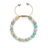 Amazonia | Silver | Gemstone Pebble Macrame Bracelet