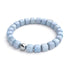 Light Blue Quartz | Silver | Gemstone Pebble Bracelet