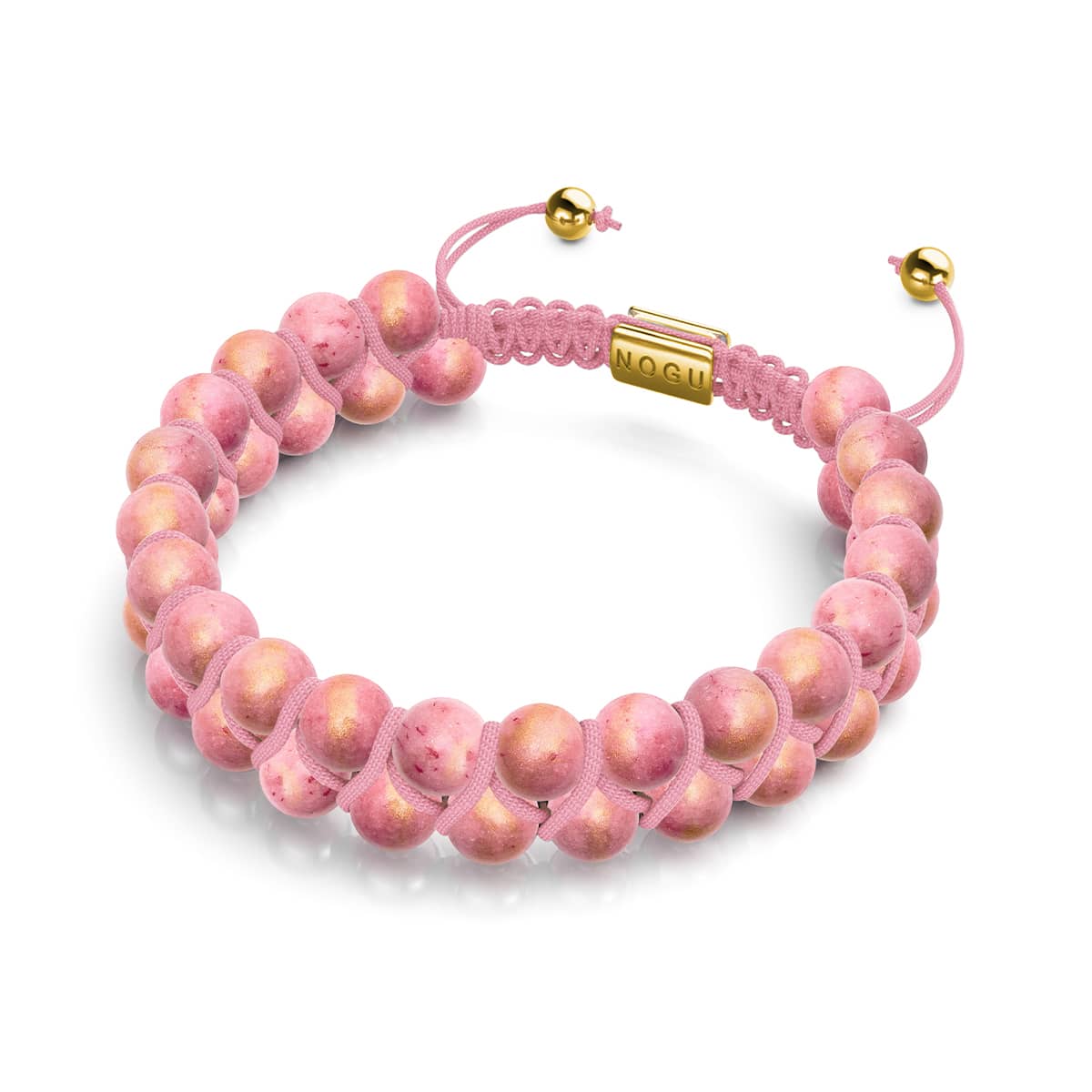 Strawberry Sherbet | 18k Gold x Jade | Vitality Bracelet