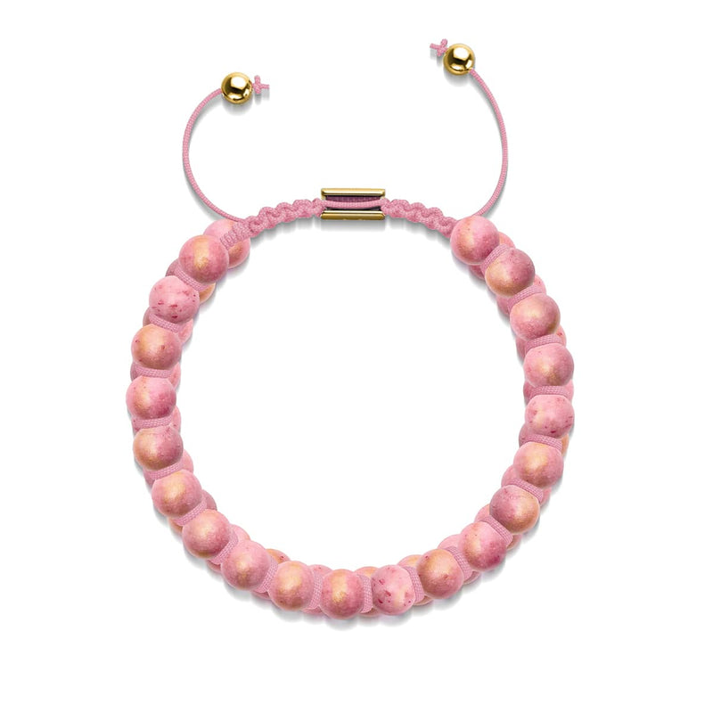 Strawberry Sherbet | 18k Gold x Jade | Vitality Bracelet