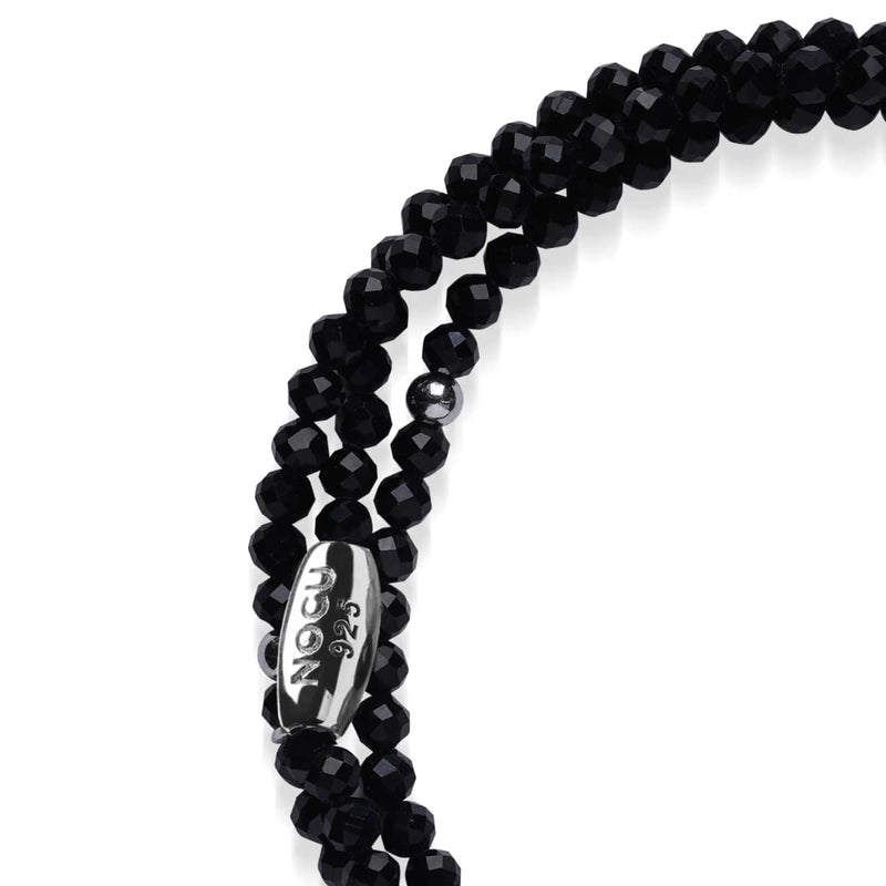 Black Agate | .925 Sterling Silver | Gemstone Wrap