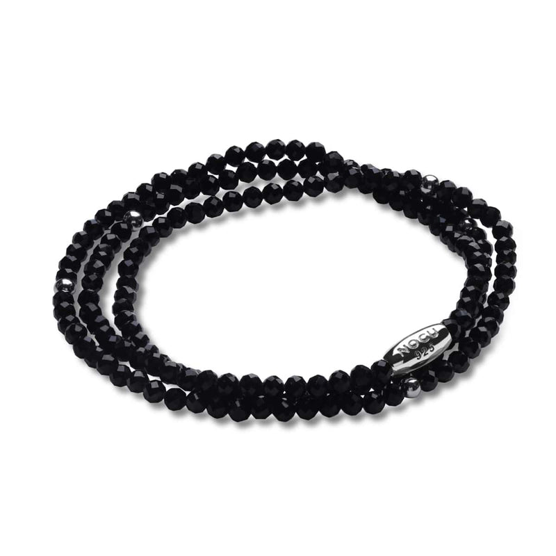 Black Agate | .925 Sterling Silver | Gemstone Wrap