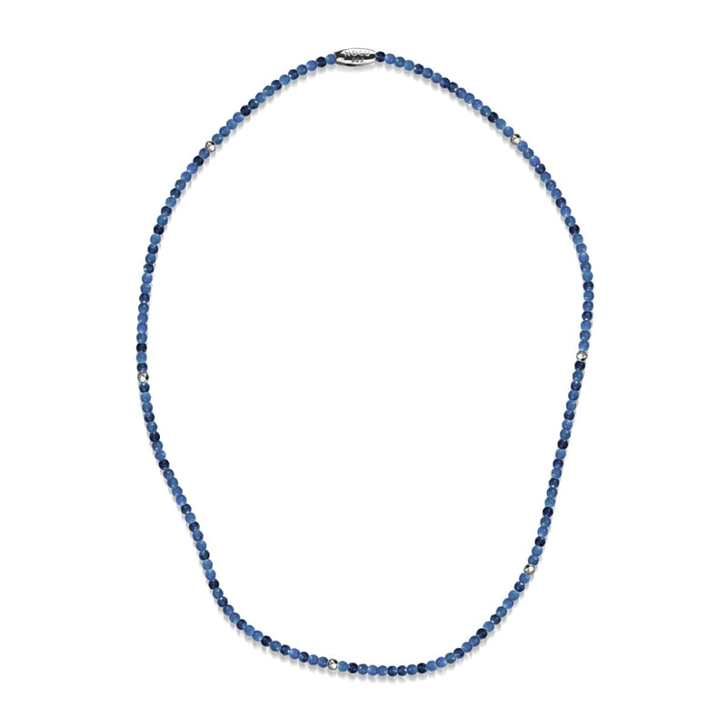Blue Agate | .925 Sterling Silver | Gemstone Wrap