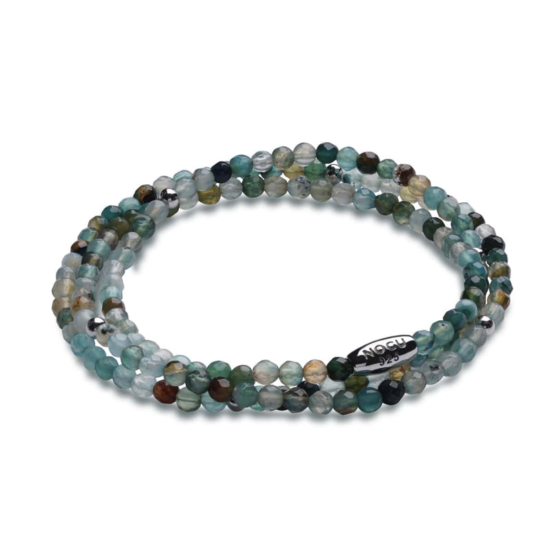 Blue Jade | .925 Sterling Silver | Gemstone Wrap