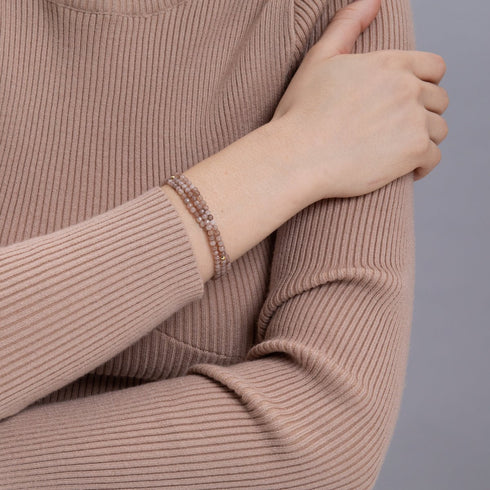 Cream Jade | .925 Sterling Gold Vermeil | Gemstone Wrap