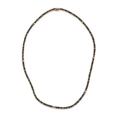 India Agate | .925 Sterling Rose Gold Vermeil | Gemstone Wrap