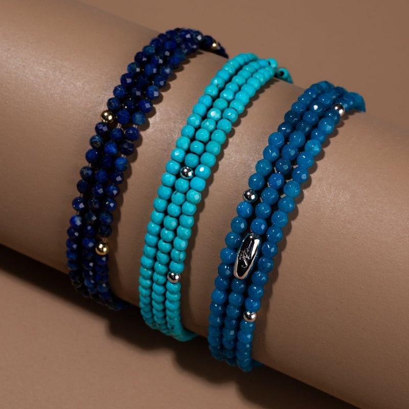 Lapis | .925 Sterling Gold Vermeil | Gemstone Wrap