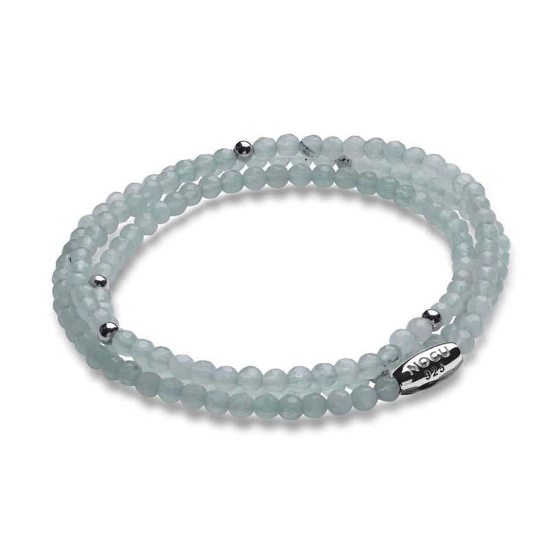 Light Blue Jade | .925 Sterling Silver | Gemstone Wrap
