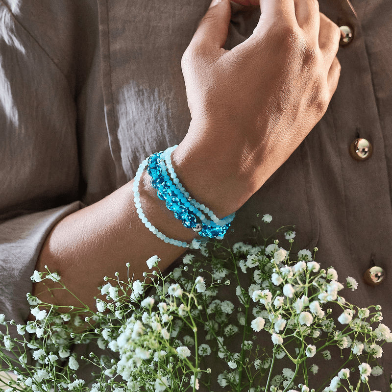 Light Blue Jade | .925 Sterling Silver | Gemstone Wrap