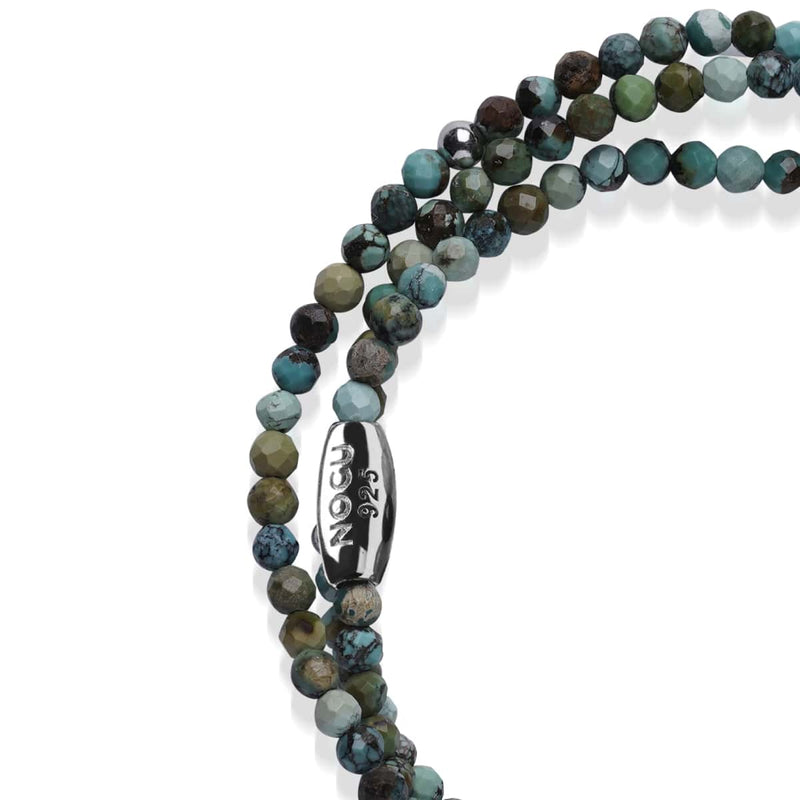 Mixed Turquoise | .925 Sterling Silver | Gemstone Wrap