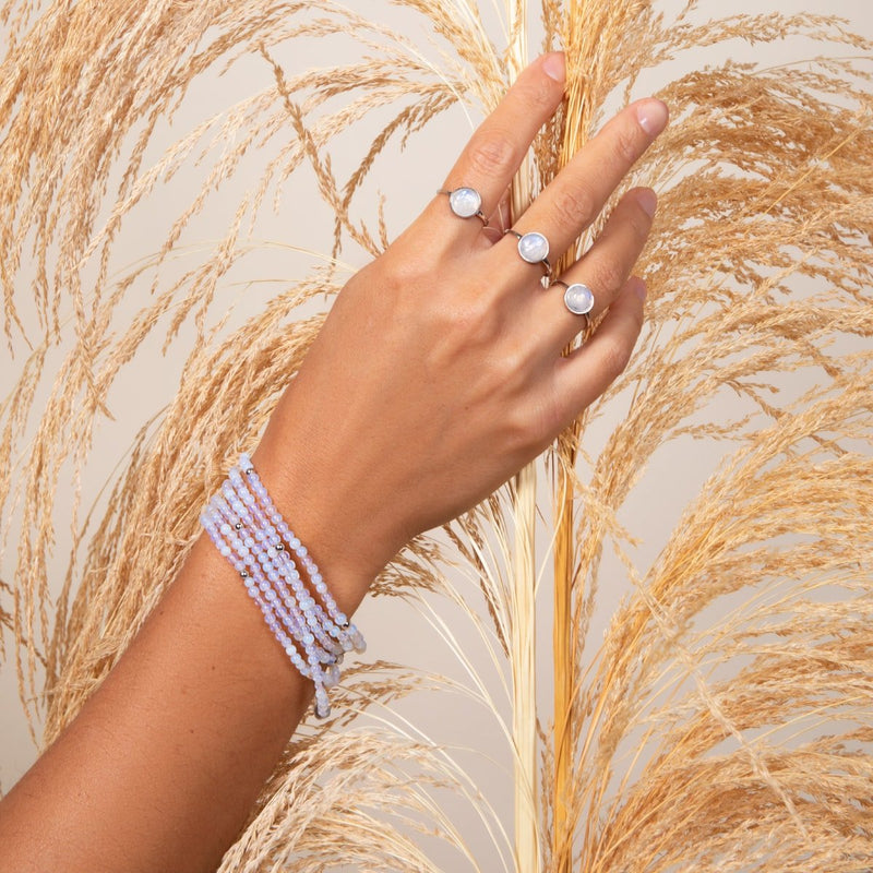 Opal Moonstone | .925 Sterling Silver | Gemstone Wrap