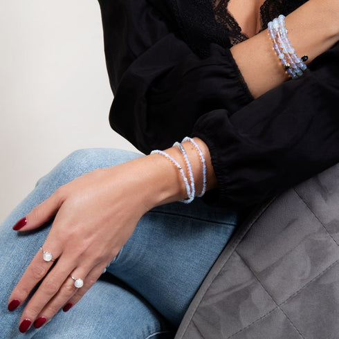 Opal Moonstone | .925 Sterling Silver | Gemstone Wrap