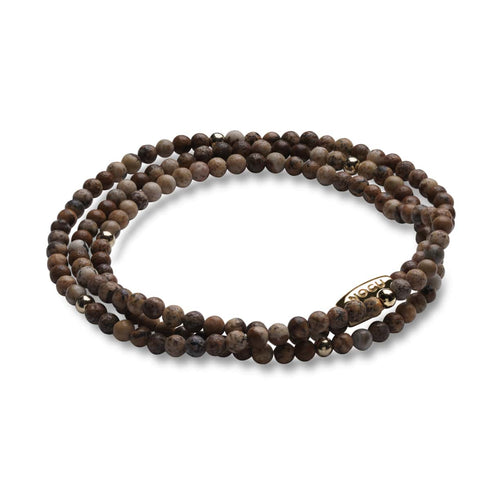 Picture Jasper | .925 Sterling Gold Vermeil | Gemstone Wrap