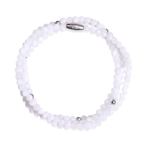 Raw Moonstone | .925 Sterling Silver | Gemstone Wrap