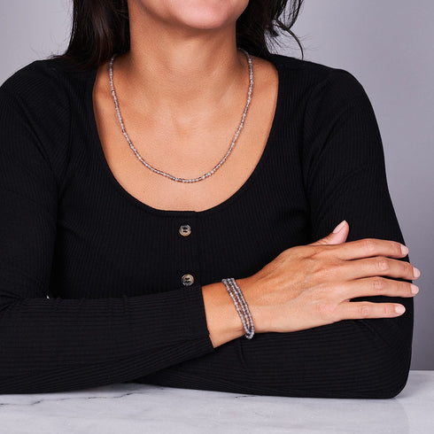 Spectrolite | .925 Sterling Silver | Gemstone Wrap