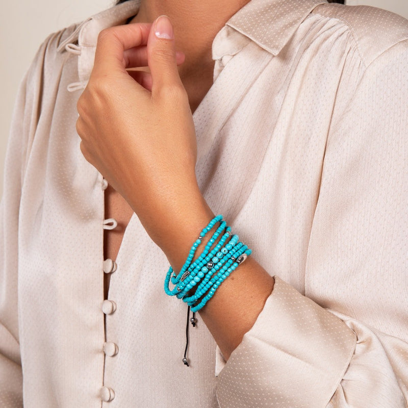 Turquoise | .925 Sterling Silver | Gemstone Wrap