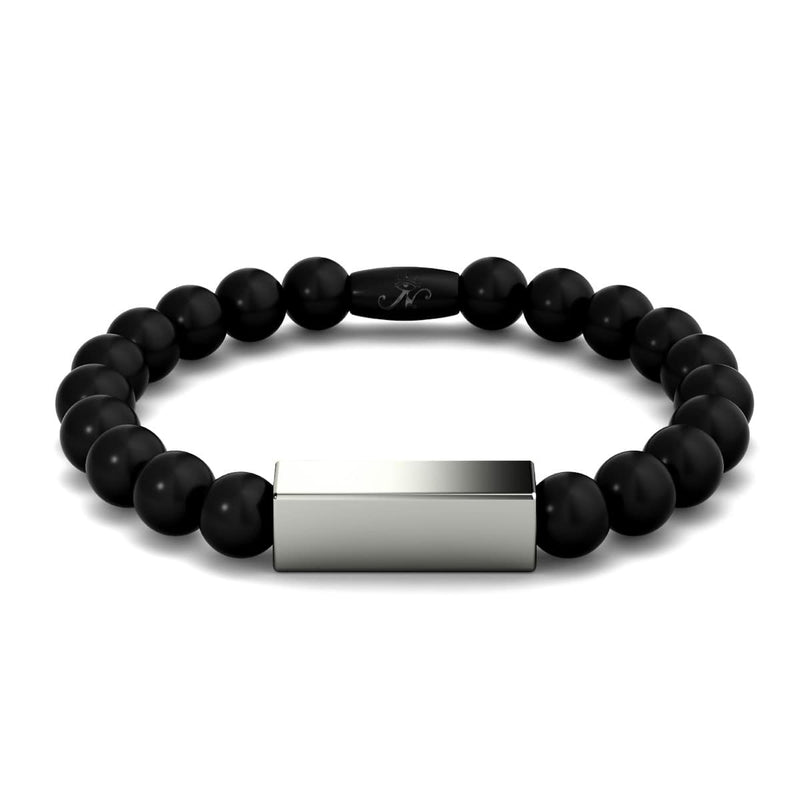 Gunmetal | Gilded Bar Bracelet | Deluxe