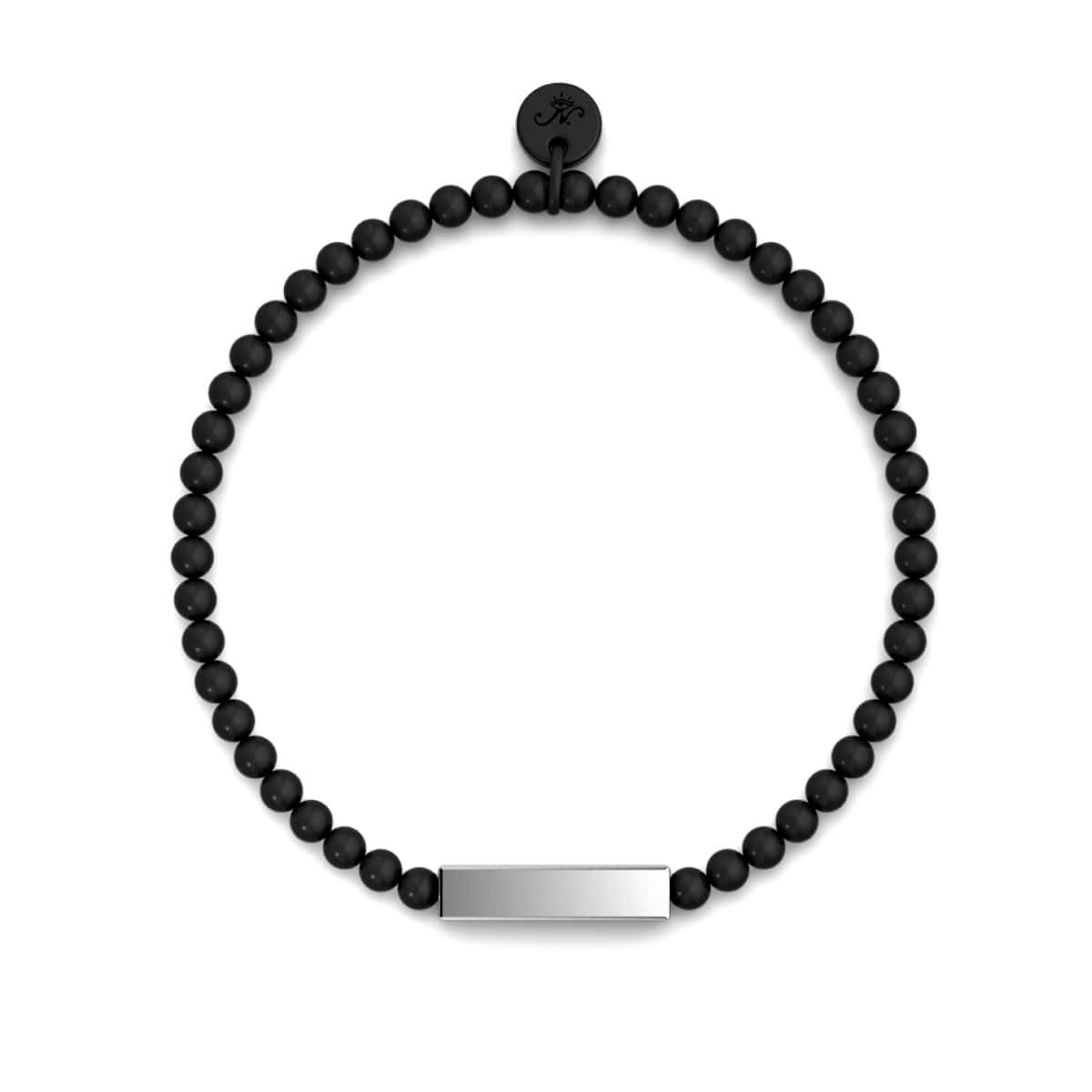 Gunmetal | Gilded Bar Bracelet | Mini