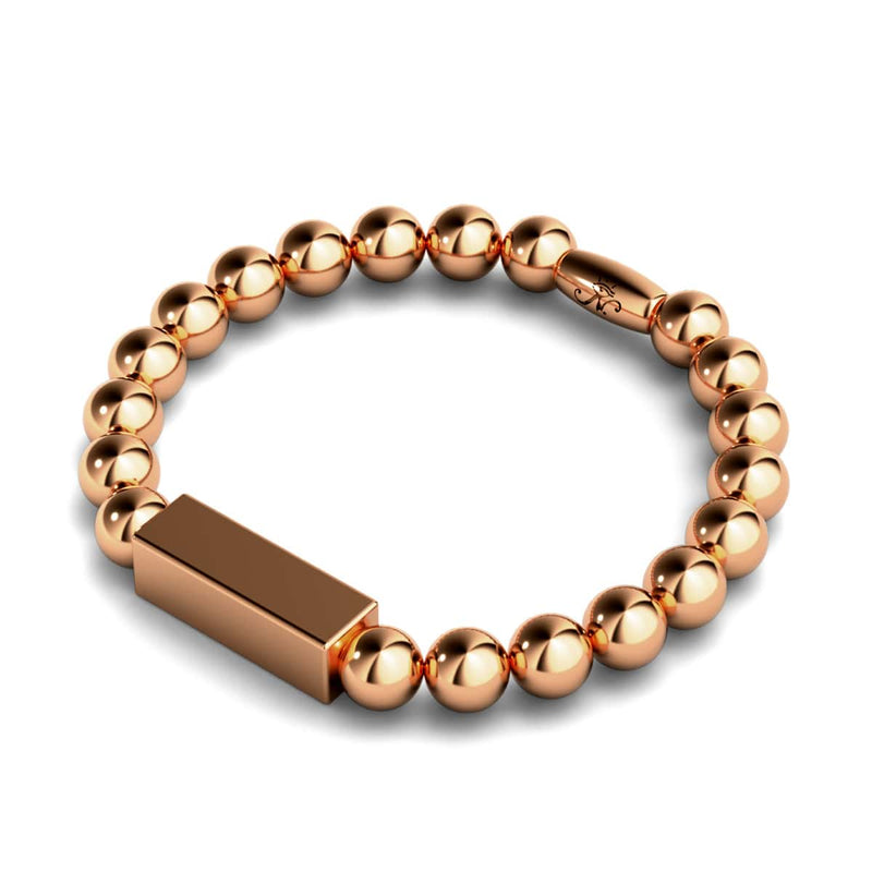 Rose Gold | Gilded Bar Bracelet | Deluxe