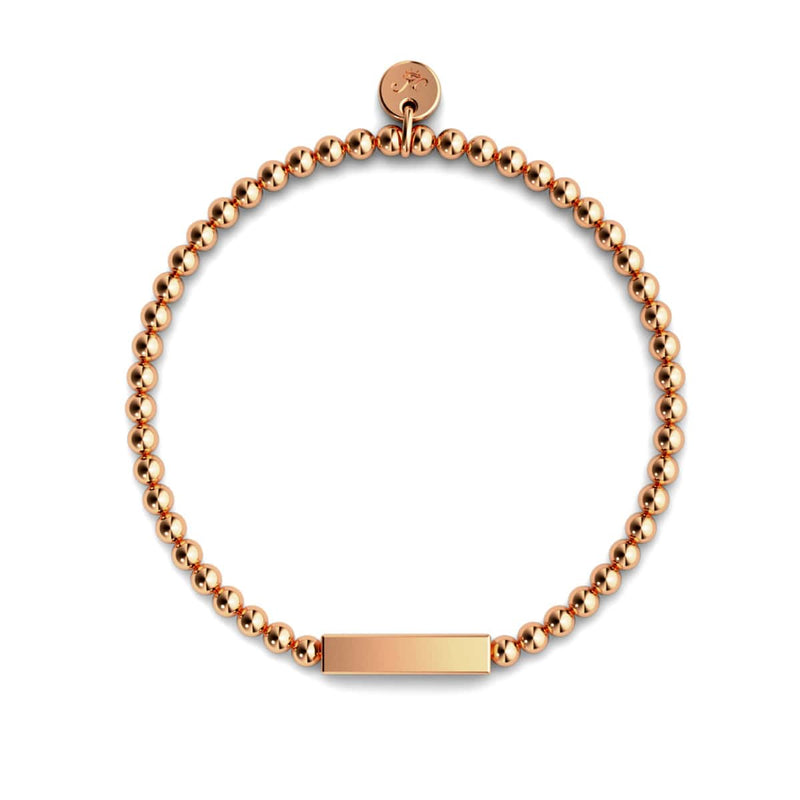 Rose Gold | Gilded Bar Bracelet | Mini