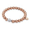 18k Rose Gold and Silver | Gilded Buddha Bracelet