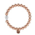 18k Rose Gold and Silver | Gilded Buddha Bracelet