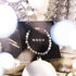 Matte Unicorn Chrome x White | Glitter Glass Double Bracelet