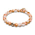 Rose Chrome x Caramel Glitter Glass Bracelet