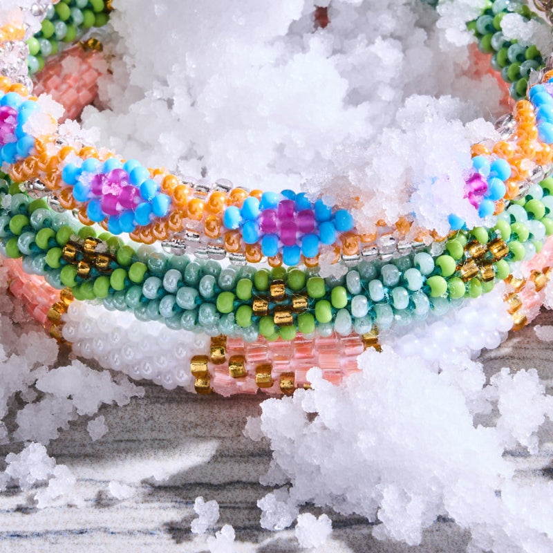 December Markets | Himalayan Glass Bead Bracelet