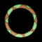 Neon Pumpkin | Himalayan Glass Bead Bracelet