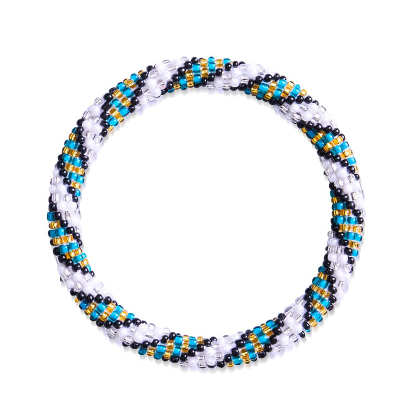 Polar Vortex | Himalayan Glass Bead Bracelet